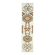 Vintage Turkish Handmade Wool Cotton Beige Runner 81x348