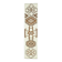 Vintage Turkish Handmade Wool Cotton Beige Runner 81x348