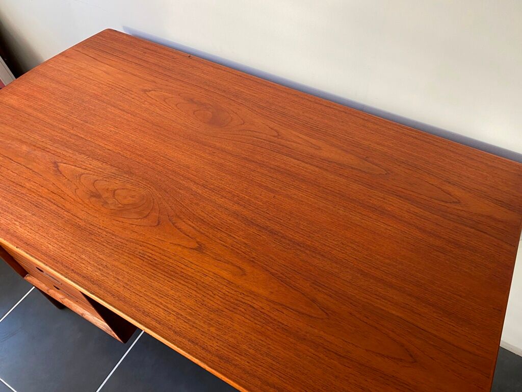Scandinavian desk teak danish design 3 vintage drawers from the 60s