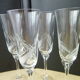 Set of 6 flutes champagne decor in frosted glass