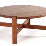 Niels Bach solid teak coffee table - danish design mid century modern