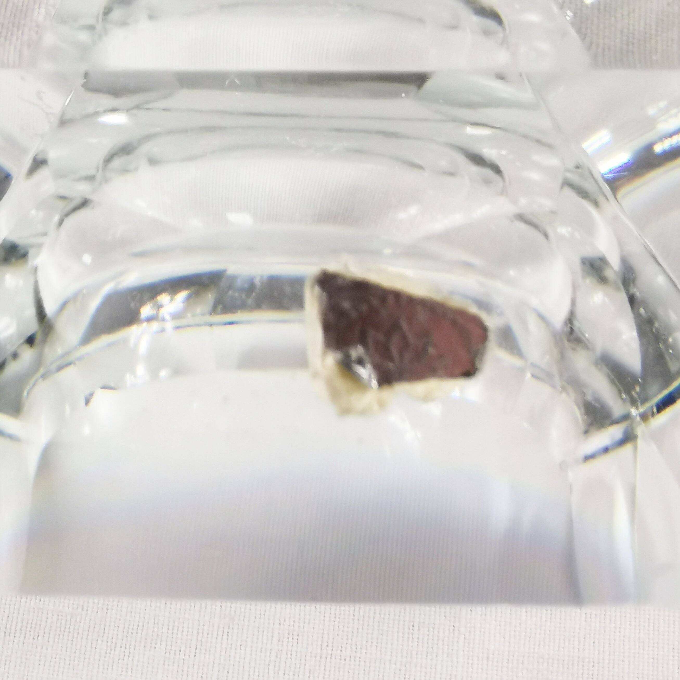 Large crystal ashtray, Belgium 1960s
