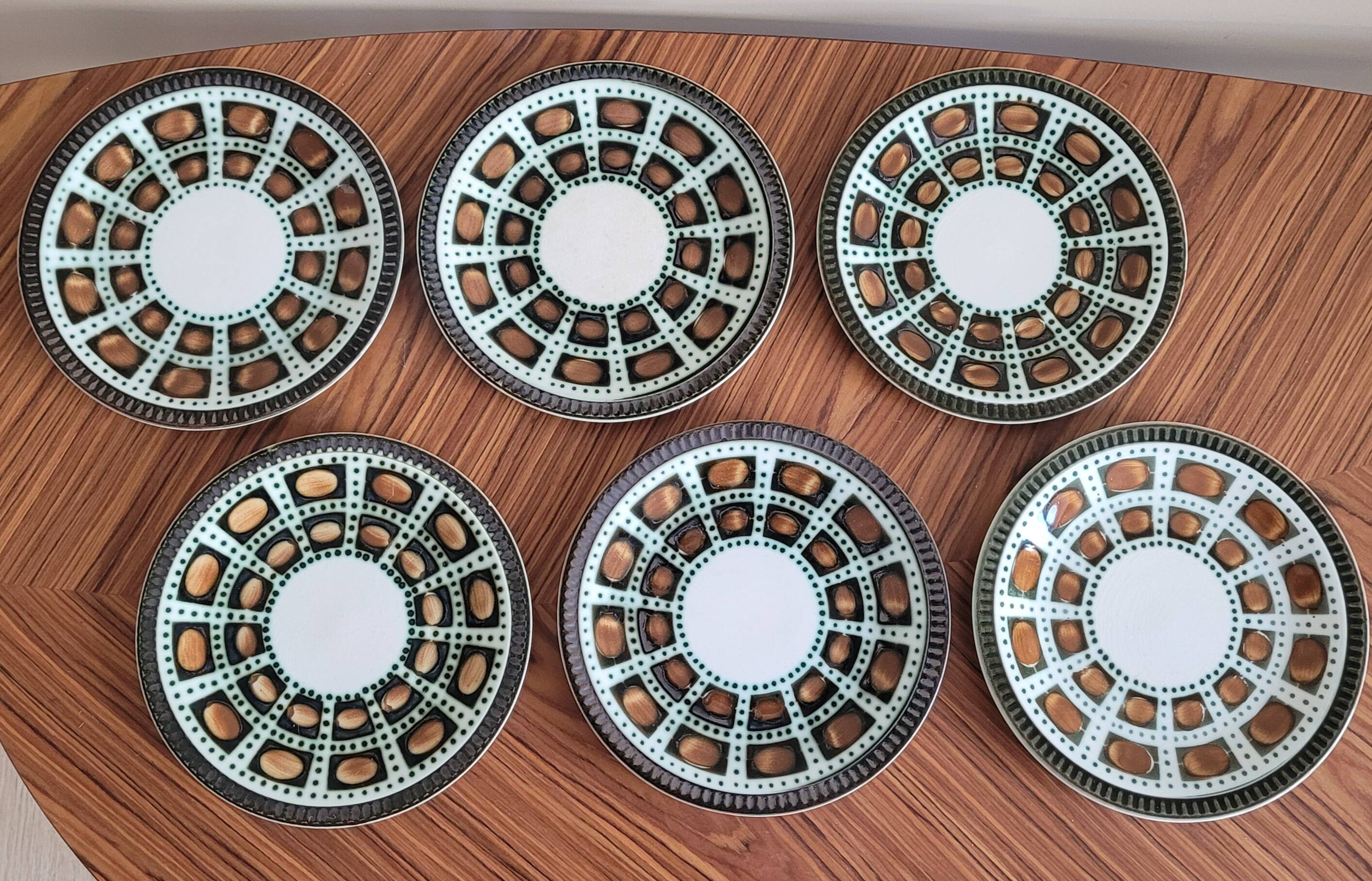 Set 6 assiettes Bernadette Boch