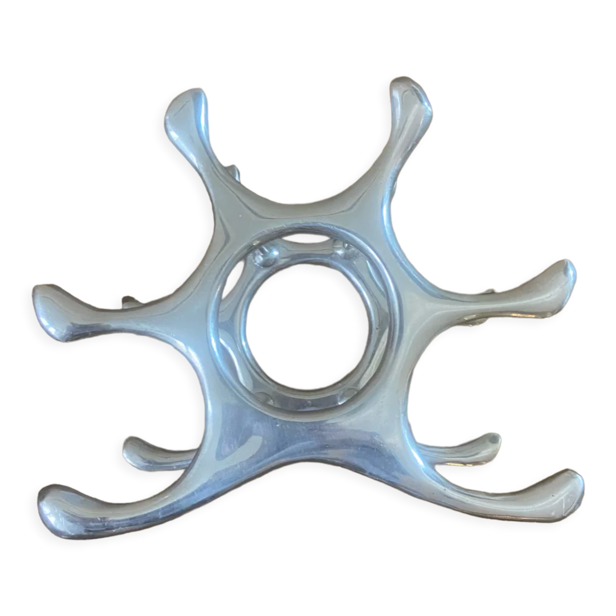 Vintage aluminum bottle holder