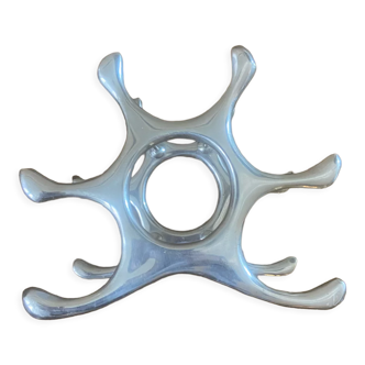 Vintage aluminum bottle holder