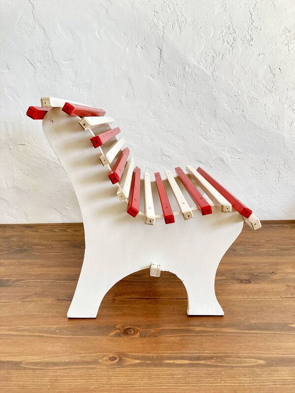 Banc pour enfants en bois