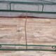 Rare Venetian Napoleon III period rest bench in cast iron and sheet metal