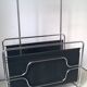 Vintage modernist magazine rack by Eric Hoglund Sweden 1970
