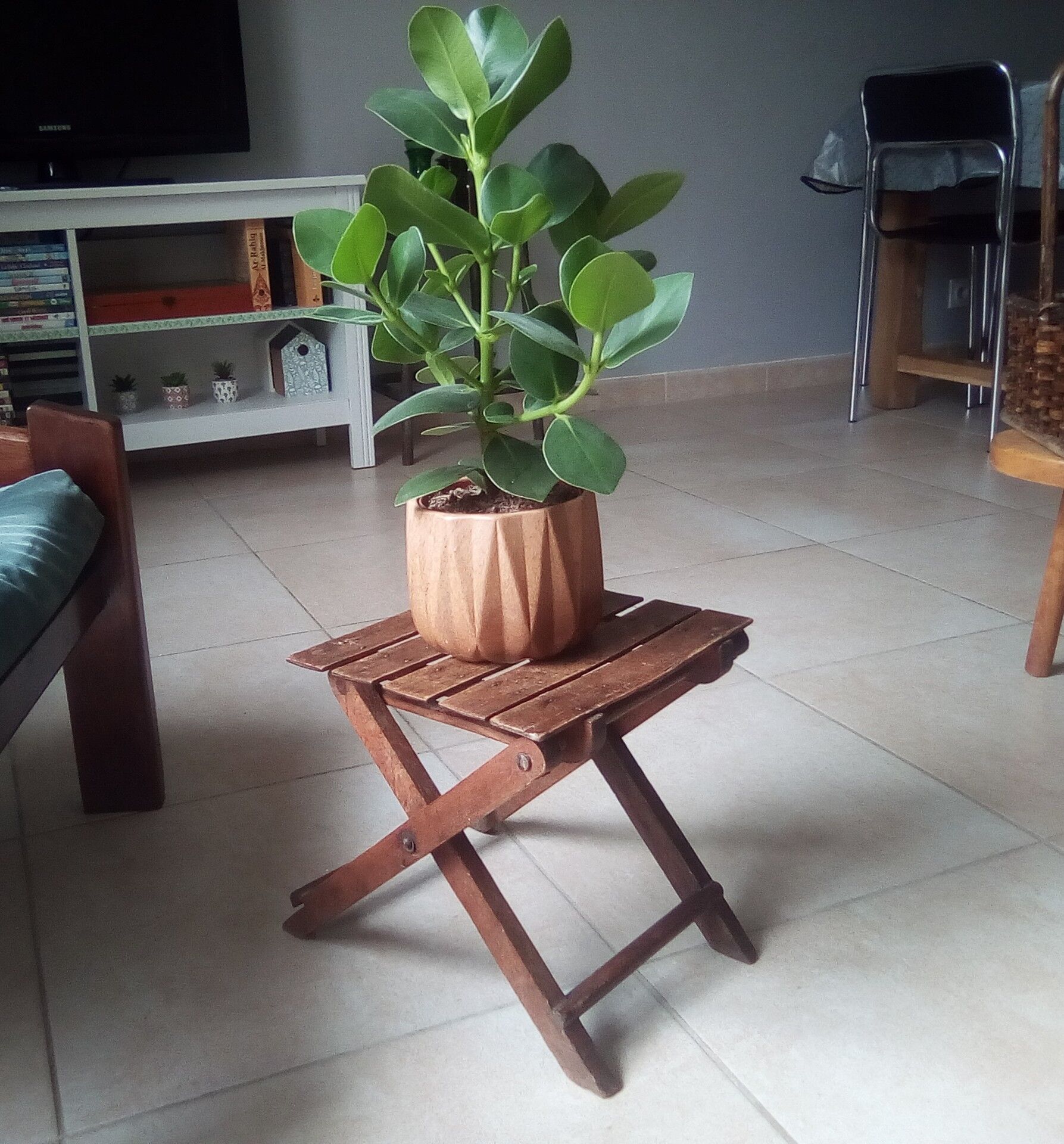 Vintage folding stool