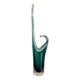 Shell crystal art sculpture vase by Paul Kedelv for Flygsfors, Scandinavian glass