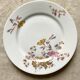 Floral porcelain dessert plates x14