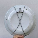 Decorative plate blue flowers