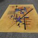 Decorative rug Kandinsky vintage abstract art 285 x 200 cm