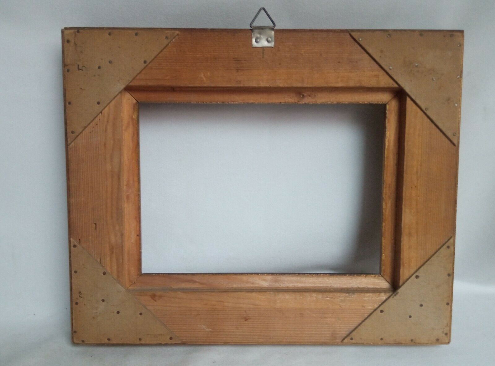 Wooden frame and gilded stucco circa 1900