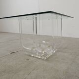 Small lucite coffee table or side table, 1970s