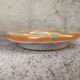 Vintage ashtray pocket tray Caltagirone Sicily - hand-painted ceramic