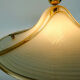 large cristallux hustadt adlustable PENDANT LAMP acrylic and brass