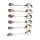 6 dessert spoons. Boulenger. 19th