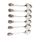 6 dessert spoons. Boulenger. 19th