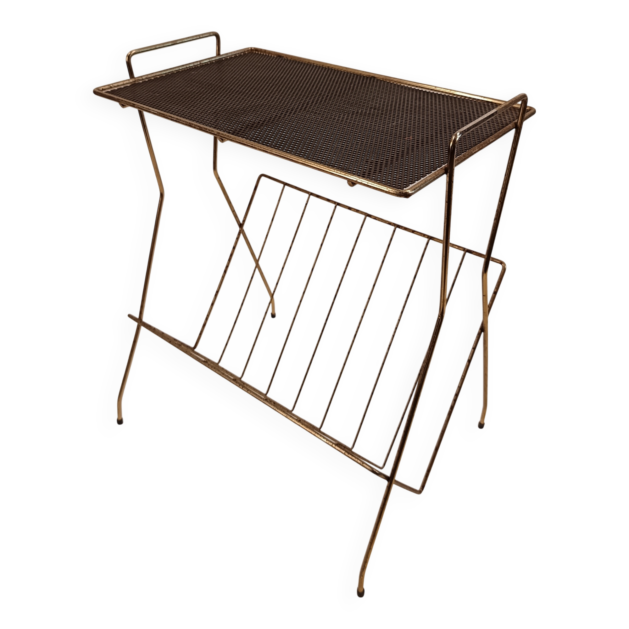 Vinyl magazine rack