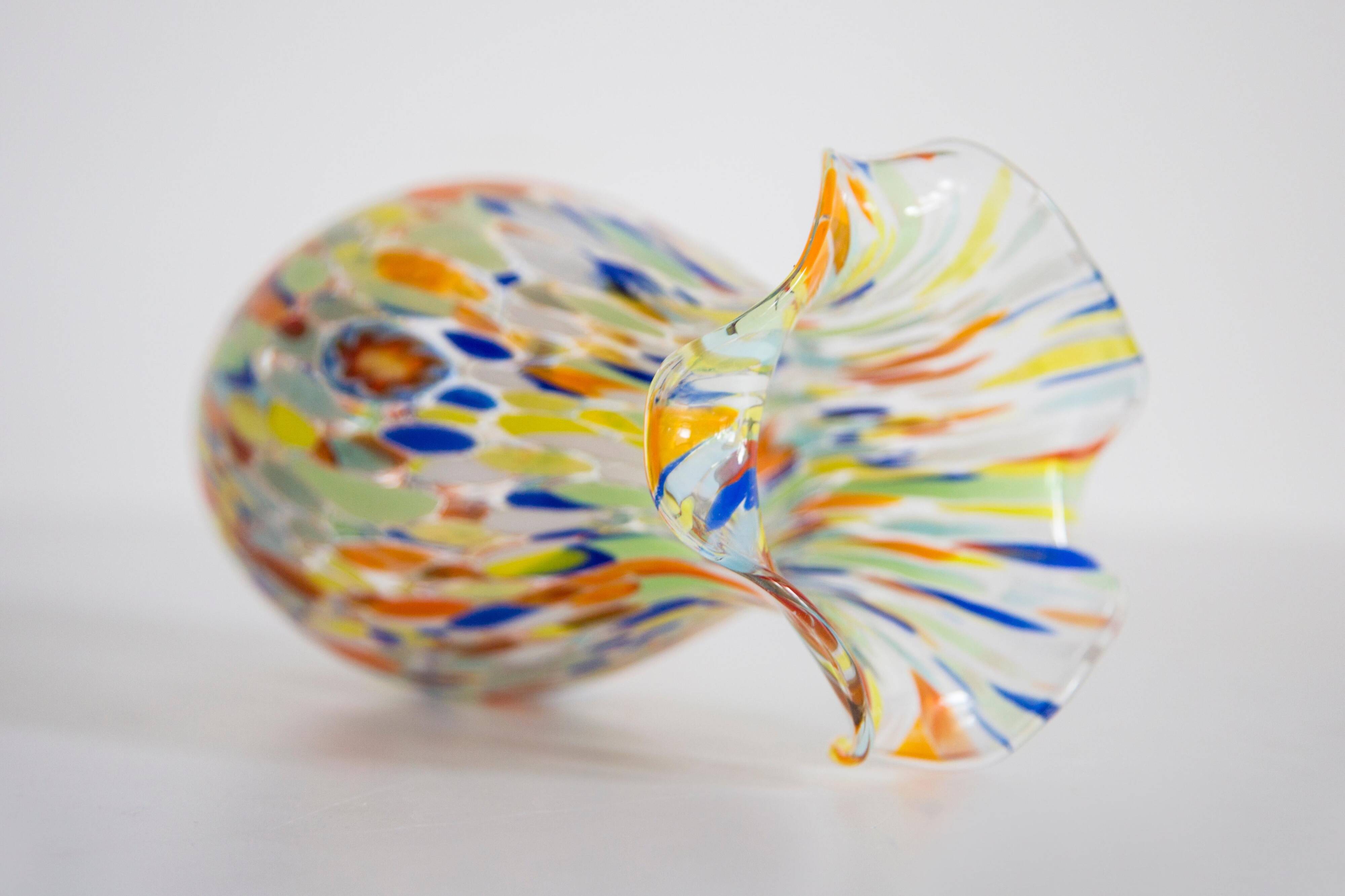 Small Vintage Murano Vase from the Mid-Century, Italy, 1960s