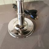 Nickel silver palm lamp