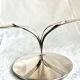 Bougeoir double en argent massif de style Art Déco danois
