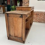 Old shop counter from the early 20th century