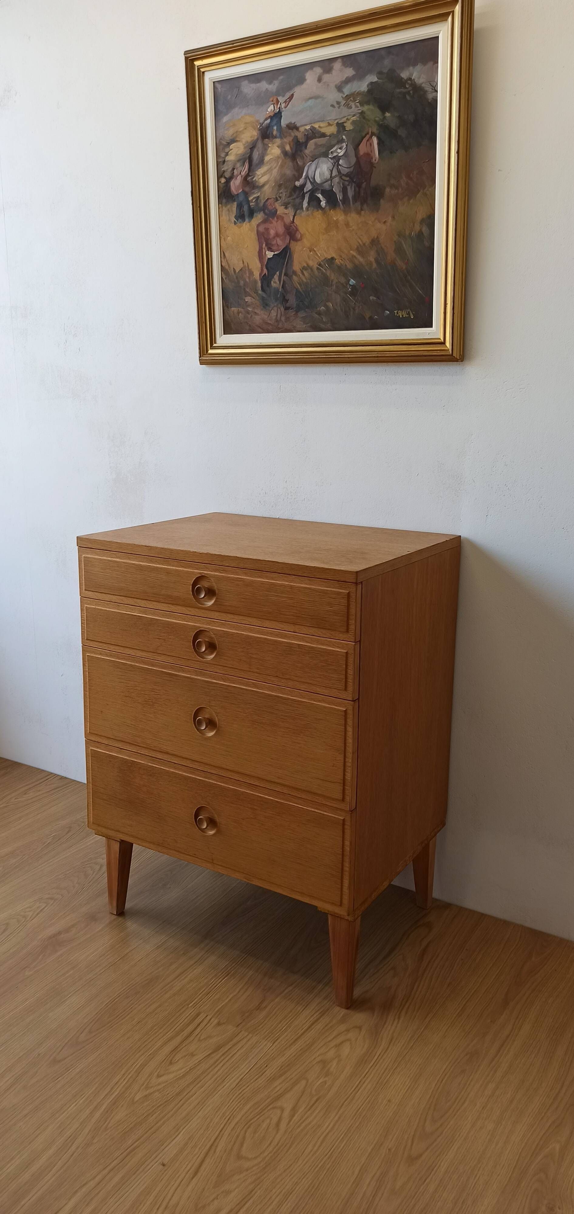 Scandinavian Teak Dresser by Bertil Fridhagen for Bodafors, 1970.