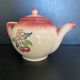 🍒 Magnificent Vintage Longwy Teapot - Cherry Decor - Handmade