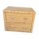 Commode rotin osier 2 tiroirs