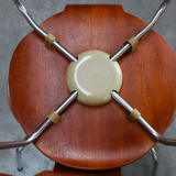 Model 3105 Mosquito chairs by Arne Jacobsen for Fritz Hansen 1967