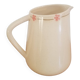 Hand-painted glazed ceramic pitcher