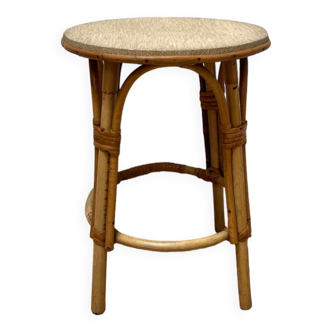 Rattan stool / plant holder