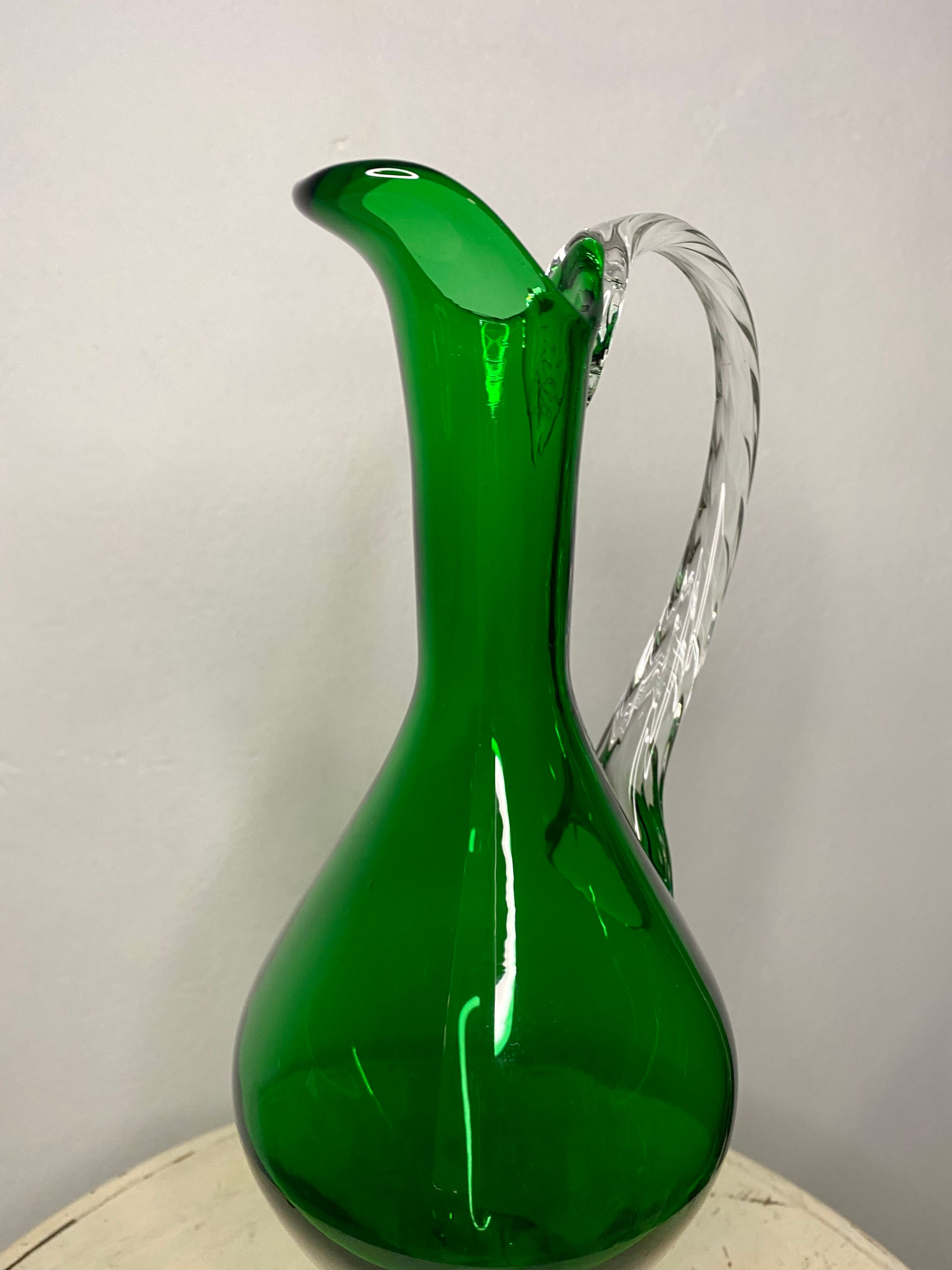 Green vase