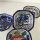 4 glazed earthenware bowls