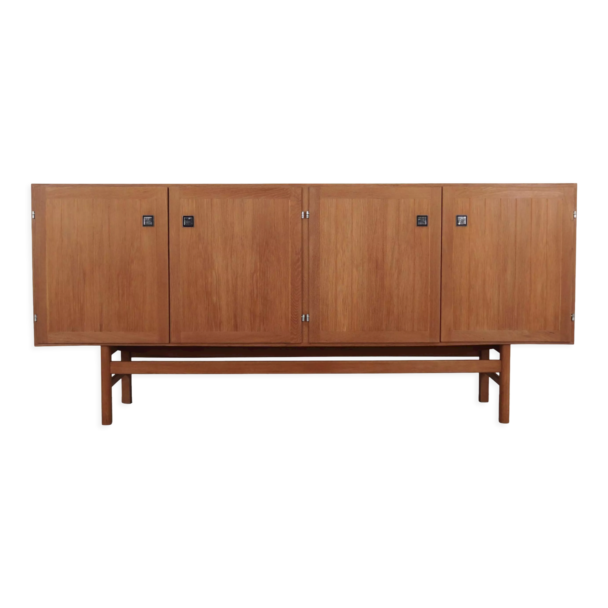 Enfilade en frêne, design danois, années 1970, Danemark