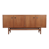 Enfilade en frêne, design danois, années 1970, Danemark