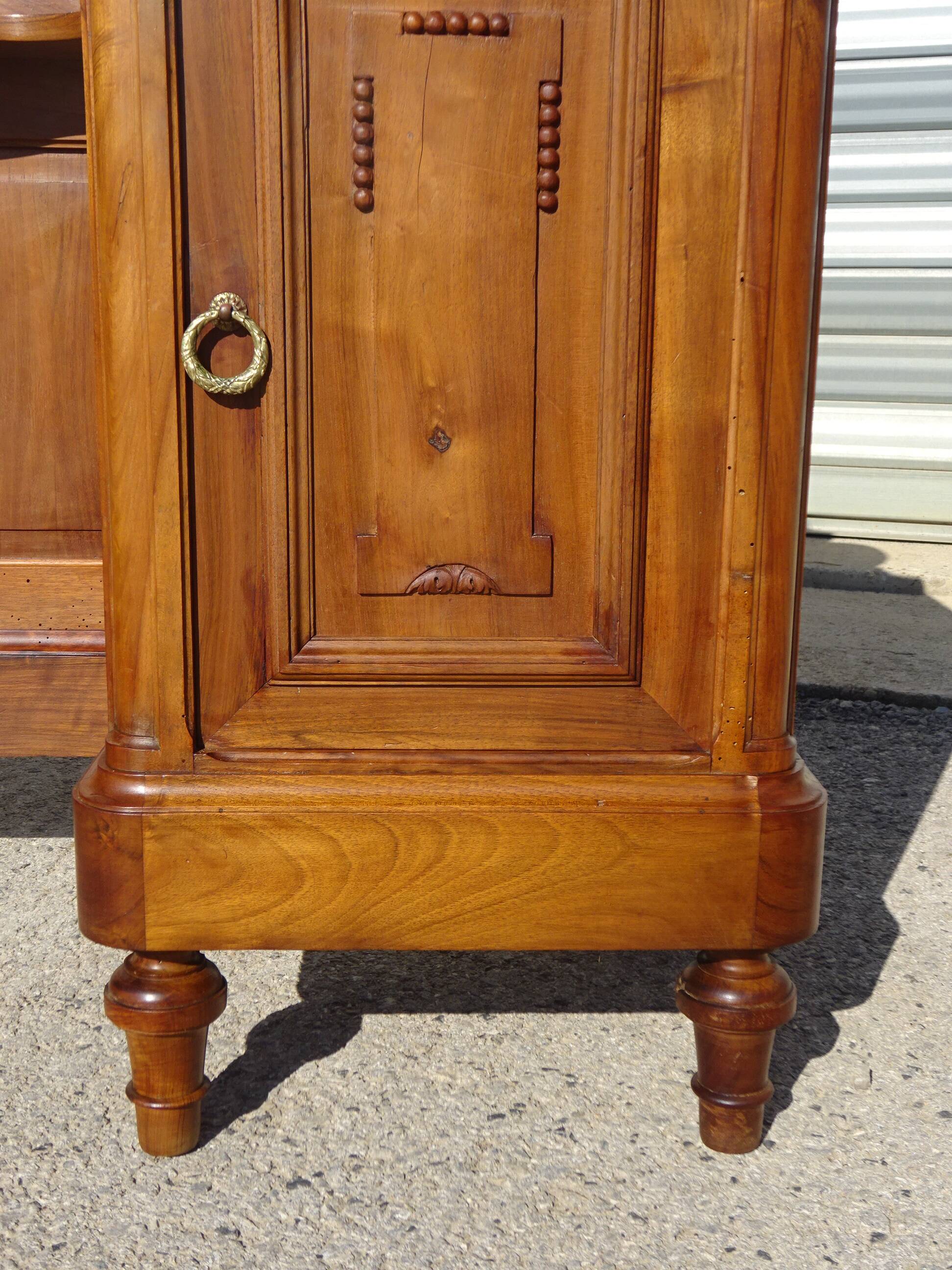 Coiffeuse avec rangements style Louis XVI