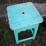 Ancient turquoise stool