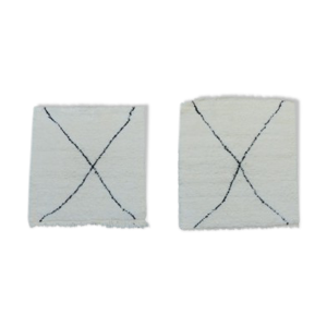 Lot de 2 tapis béni