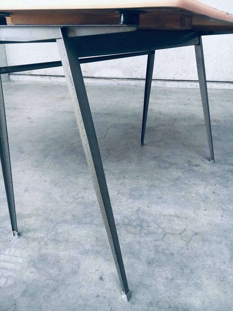 Dutch Industrial Desk attributed to Wim Rietveld for Ahrend De Cirkel, Netherlands, 1960s