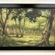 Oil on vintage panel