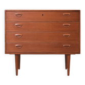 Teak Chest of Drawers by Kai Kristiansen for Feldballes Møbelfabrik, 1960s.