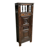 Breton bonnet maker in solid carved oak, 19th century, circa 1850