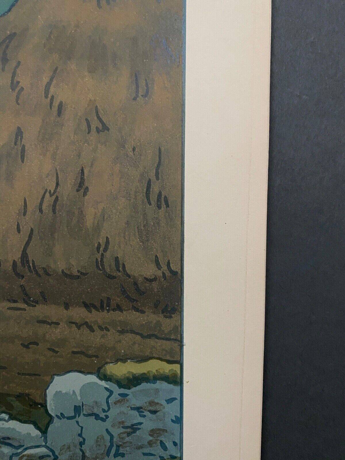 Lithograph by Henri Rivière Le Crépuscule