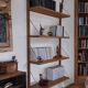 Wall unit 4 shelves, Vintage Scandinavian 1960s
