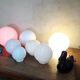 Globe 25cm en verre blanc