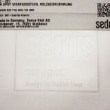 Sedus on spot chair white and red