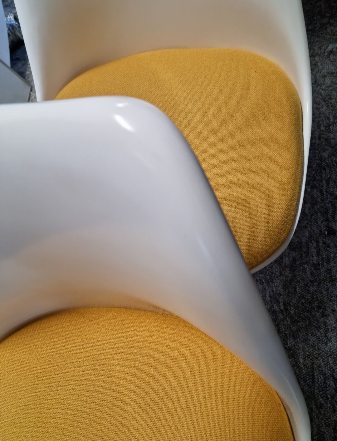 Lot de 3 chaises Tulip d'Eero Saarinen édition Knoll